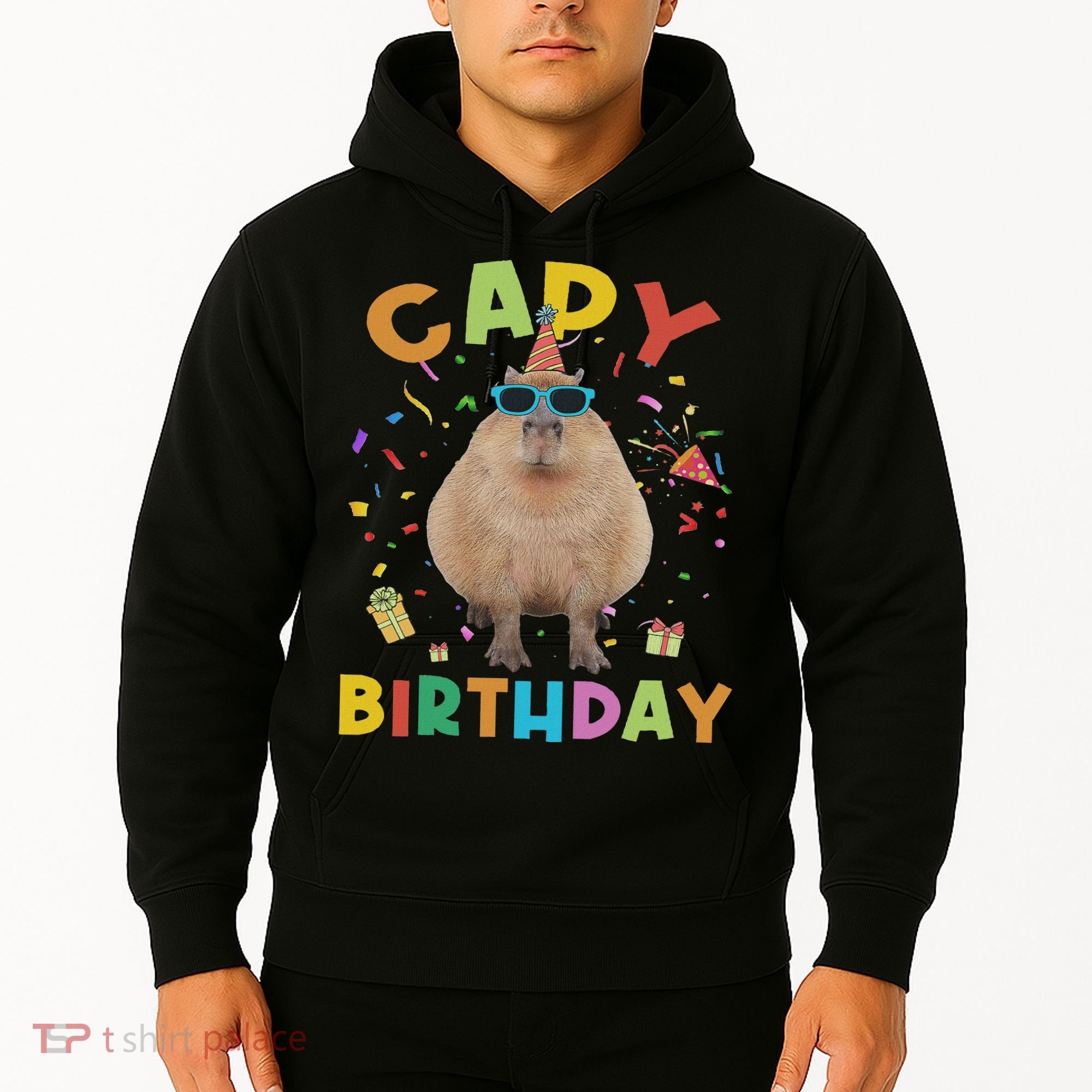 Capy Birthday Funny Capybara Animals Birthday Hoodie