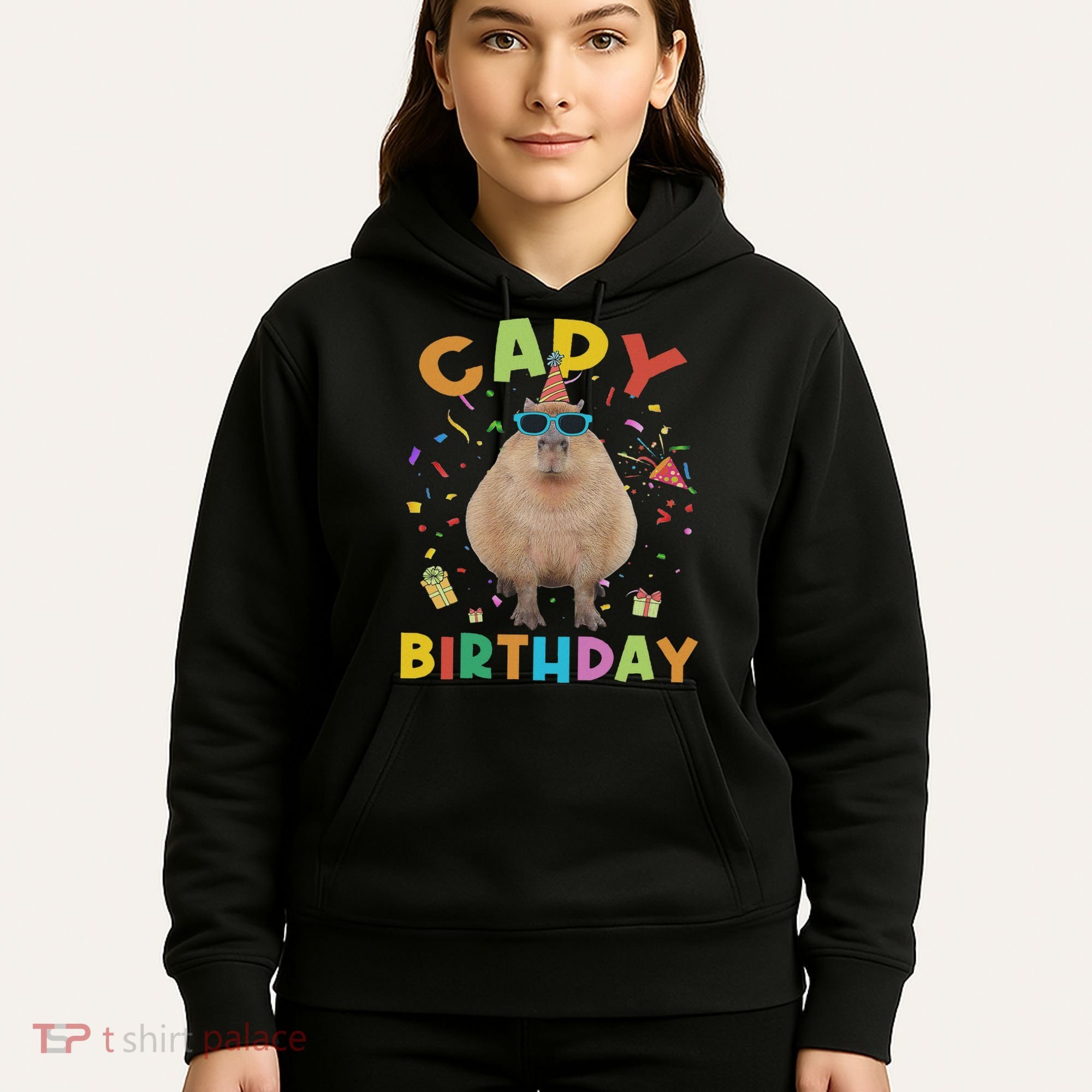 Capy Birthday Funny Capybara Animals Birthday Hoodie