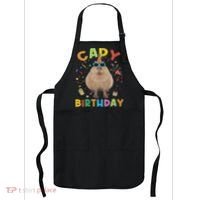 Capy Birthday Funny Capybara Animals Birthday Apron thumb 0