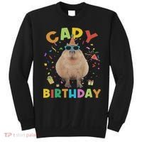 Capy Birthday Funny Capybara Animals Birthday Sweatshirt thumb 0
