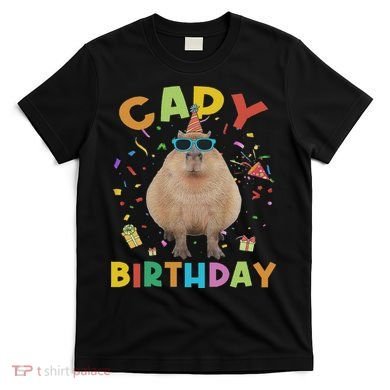 Capy Birthday Funny Capybara Animals Birthday T-Shirt