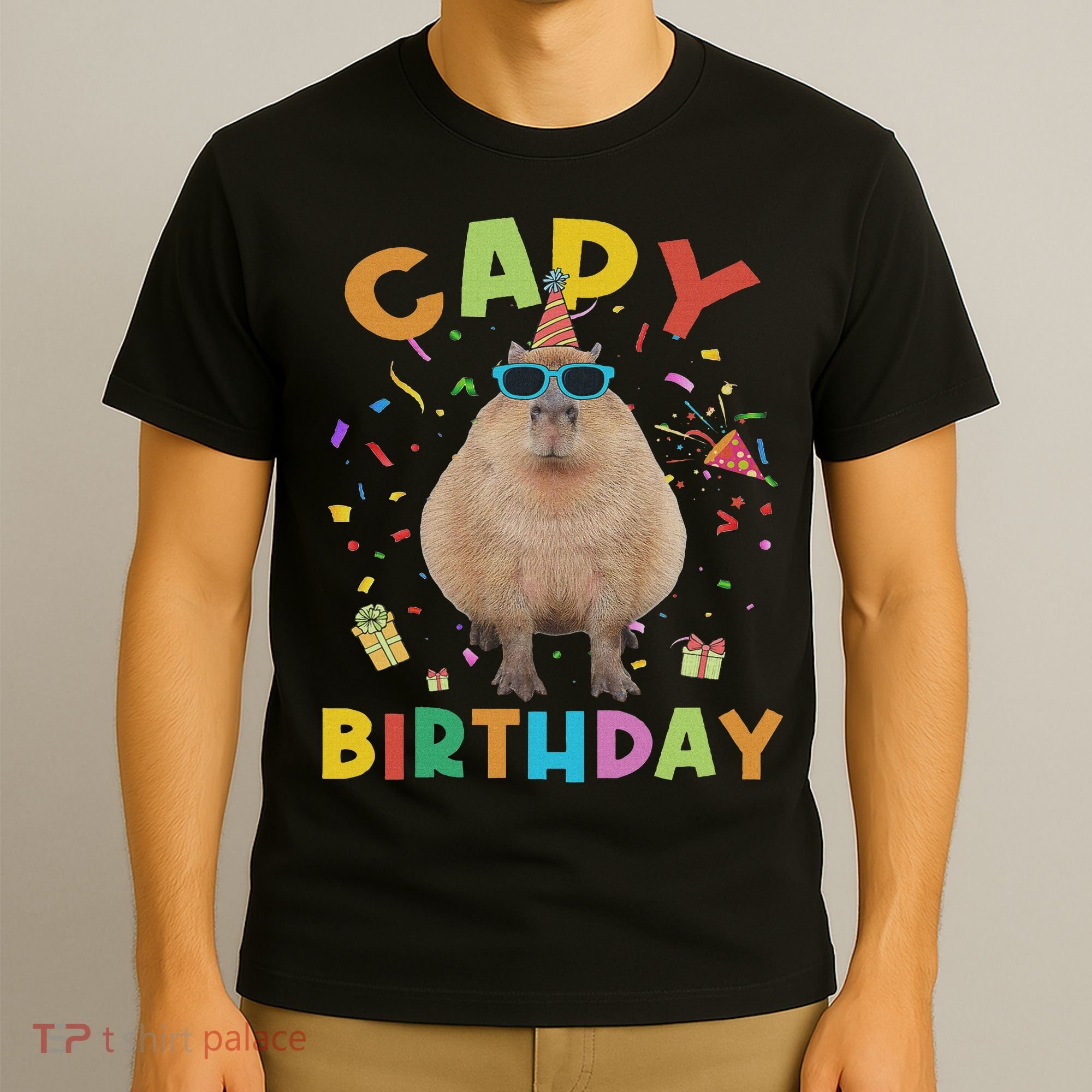 Capy Birthday Funny Capybara Animals Birthday T-Shirt