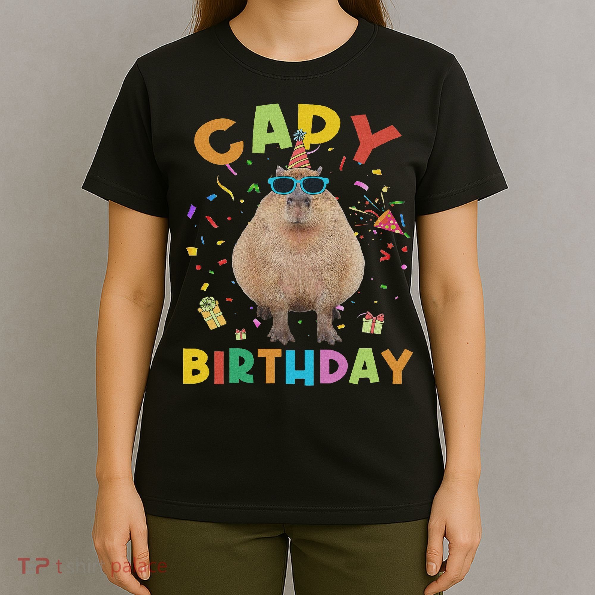 Capy Birthday Funny Capybara Animals Birthday T-Shirt
