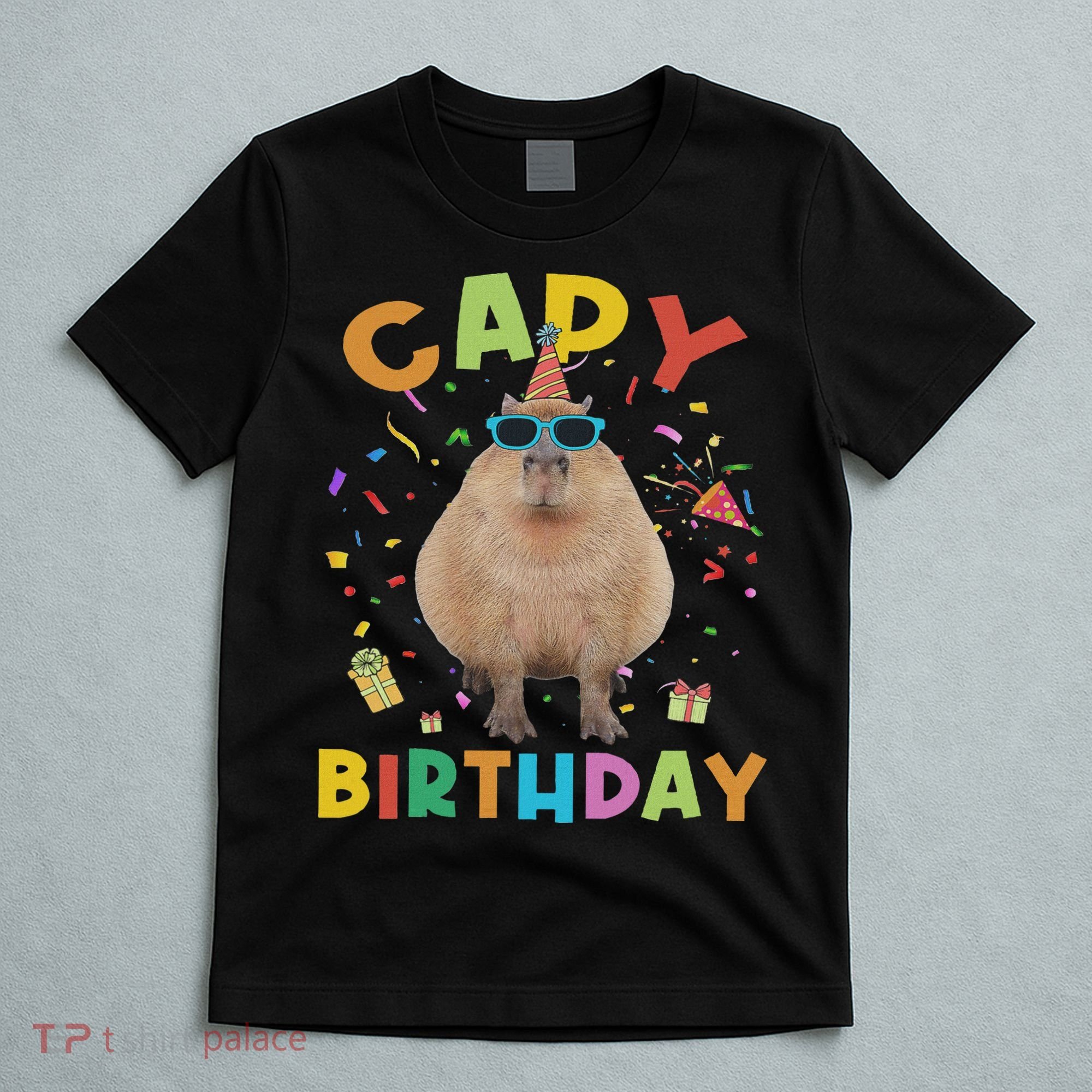 Capy Birthday Funny Capybara Animals Birthday T-Shirt