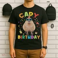 Capy Birthday Funny Capybara Animals Birthday T-Shirt thumb 6
