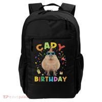 Capy Birthday Funny Capybara Animals Birthday Backpack thumb 0