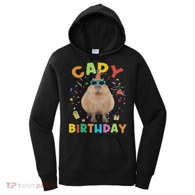 Capy Birthday Funny Capybara Animals Birthday Women's Hoodie