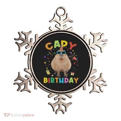 Capy Birthday Funny Capybara Animals Birthday Ornament