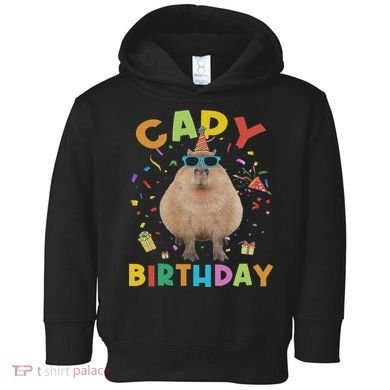 Capy Birthday Funny Capybara Animals Birthday Toddler Hoodie