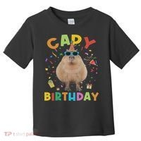 Capy Birthday Funny Capybara Animals Birthday Toddler T-Shirt thumb 0