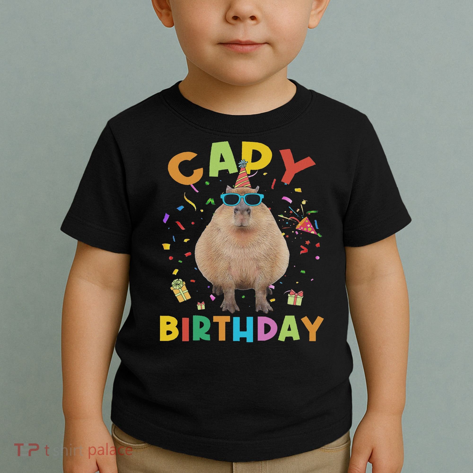Capy Birthday Funny Capybara Animals Birthday Toddler T-Shirt