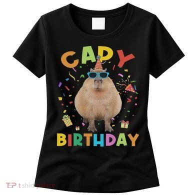 Capy Birthday Funny Capybara Animals Birthday Women's T-Shirt