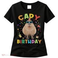 Capy Birthday Funny Capybara Animals Birthday Women's T-Shirt thumb 0