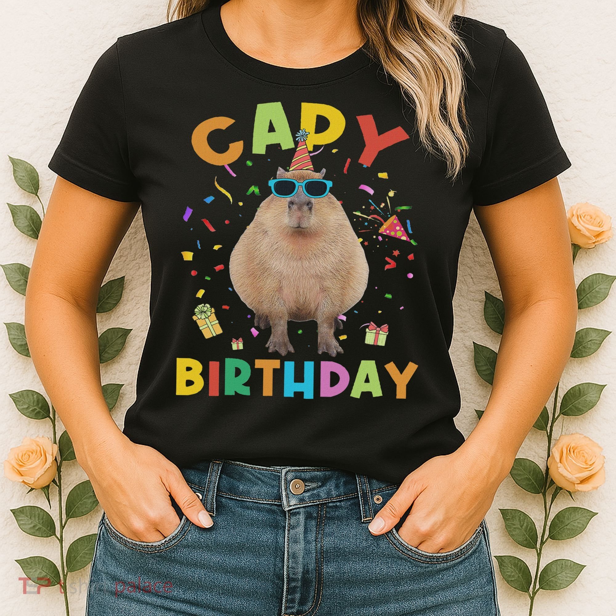 Capy Birthday Funny Capybara Animals Birthday Women's T-Shirt