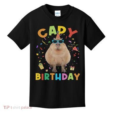 Capy Birthday Funny Capybara Animals Birthday Kids T-Shirt