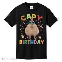 Capy Birthday Funny Capybara Animals Birthday Kids T-Shirt thumb 0