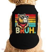Capybara Bruh Funny Graphic Funny Capybara Doggie Tank thumb 0