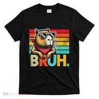 Capybara Bruh Funny Graphic Funny Capybara T-Shirt thumb 0