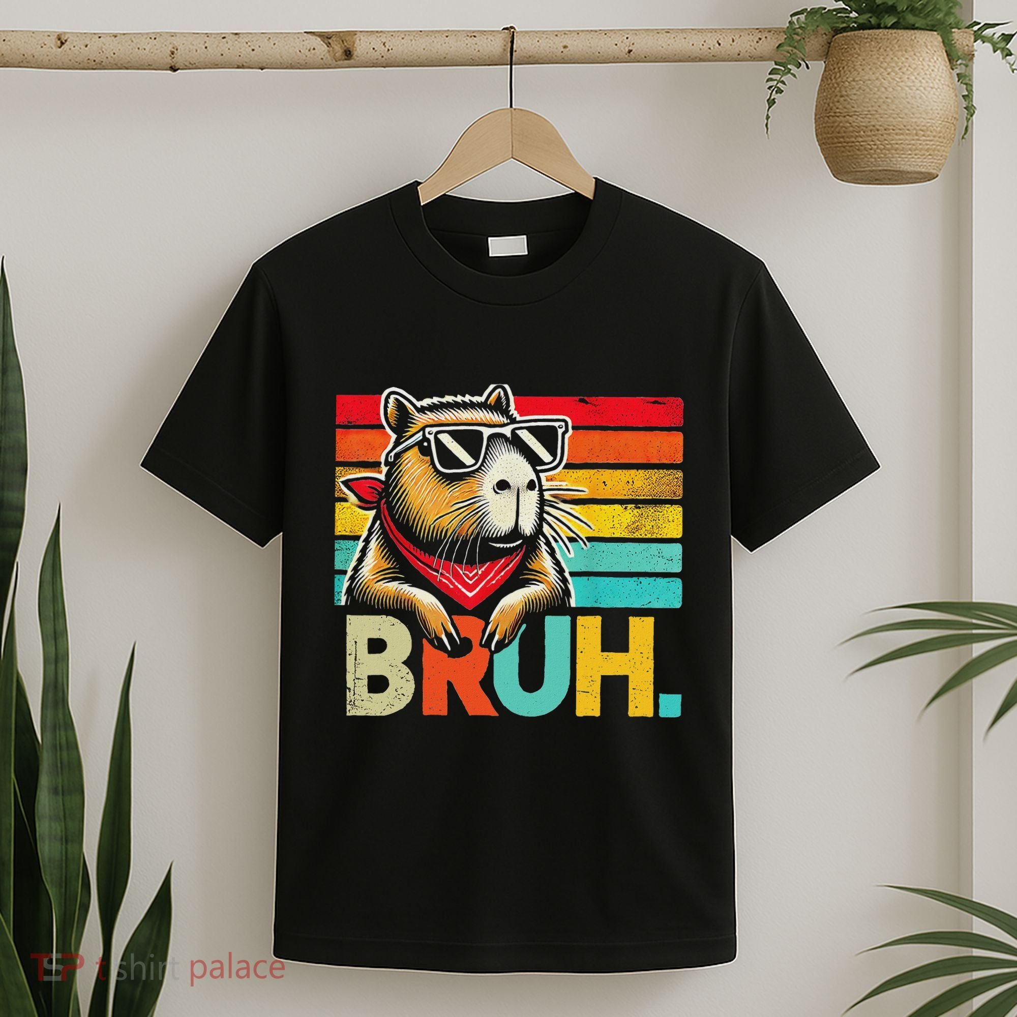Capybara Bruh Funny Graphic Funny Capybara T-Shirt