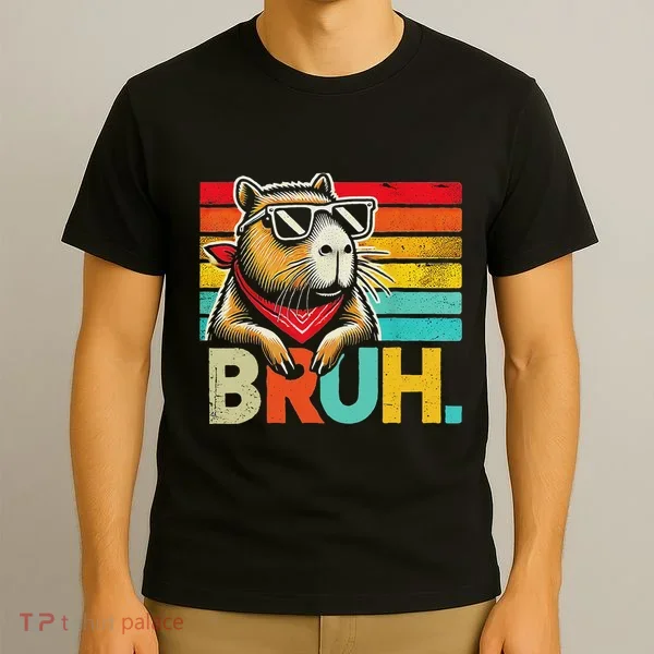 Capybara Bruh Funny Graphic Funny Capybara T-Shirt