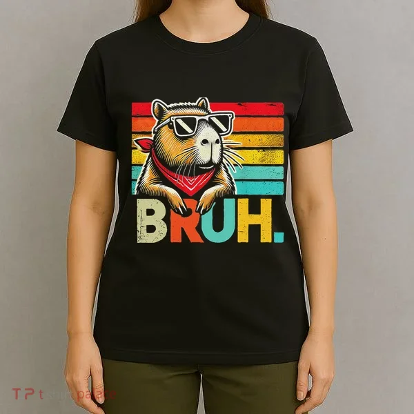 Capybara Bruh Funny Graphic Funny Capybara T-Shirt