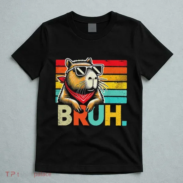 Capybara Bruh Funny Graphic Funny Capybara T-Shirt