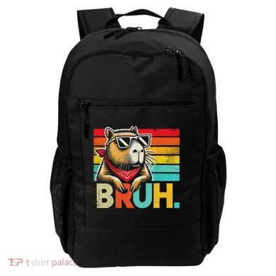Capybara Bruh Funny Graphic Funny Capybara Backpack
