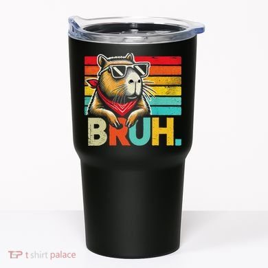 Capybara Bruh Funny Graphic Funny Capybara Tumbler