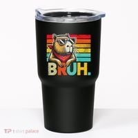 Capybara Bruh Funny Graphic Funny Capybara Tumbler thumb 0