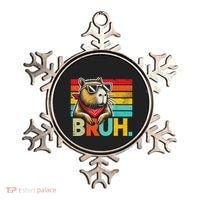 Capybara Bruh Funny Graphic Funny Capybara Ornament thumb 0
