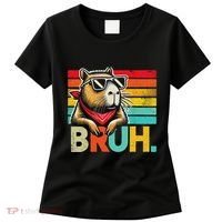 Capybara Bruh Funny Graphic Funny Capybara Women's T-Shirt thumb 0