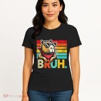 Capybara Bruh Funny Graphic Funny Capybara Women's T-Shirt thumb 4