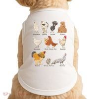 Chicken Breeds Farm Animals Day Support Local Farmer Doggie Tank thumb 0