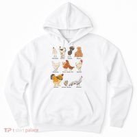 Chicken Breeds Farm Animals Day Support Local Farmer Hoodie thumb 0