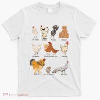 Chicken Breeds Farm Animals Day Support Local Farmer T-Shirt thumb 0