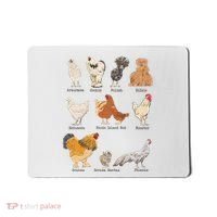 Chicken Breeds Farm Animals Day Support Local Farmer Mousepad thumb 0