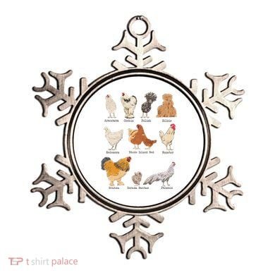 Chicken Breeds Farm Animals Day Support Local Farmer Ornament