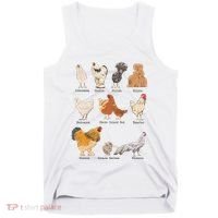 Chicken Breeds Farm Animals Day Support Local Farmer Tank Top thumb 0