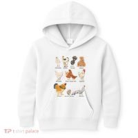 Chicken Breeds Farm Animals Day Support Local Farmer Kids Hoodie thumb 0