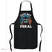 Cute But Feral Raccoon In Sunglasses Apron thumb 0