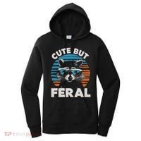 Cute But Feral Raccoon In Sunglasses Women's Hoodie thumb 0