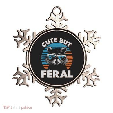 Cute But Feral Raccoon In Sunglasses Ornament