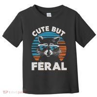 Cute But Feral Raccoon In Sunglasses Toddler T-Shirt thumb 0