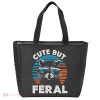 Cute But Feral Raccoon In Sunglasses Tote Bag thumb 0