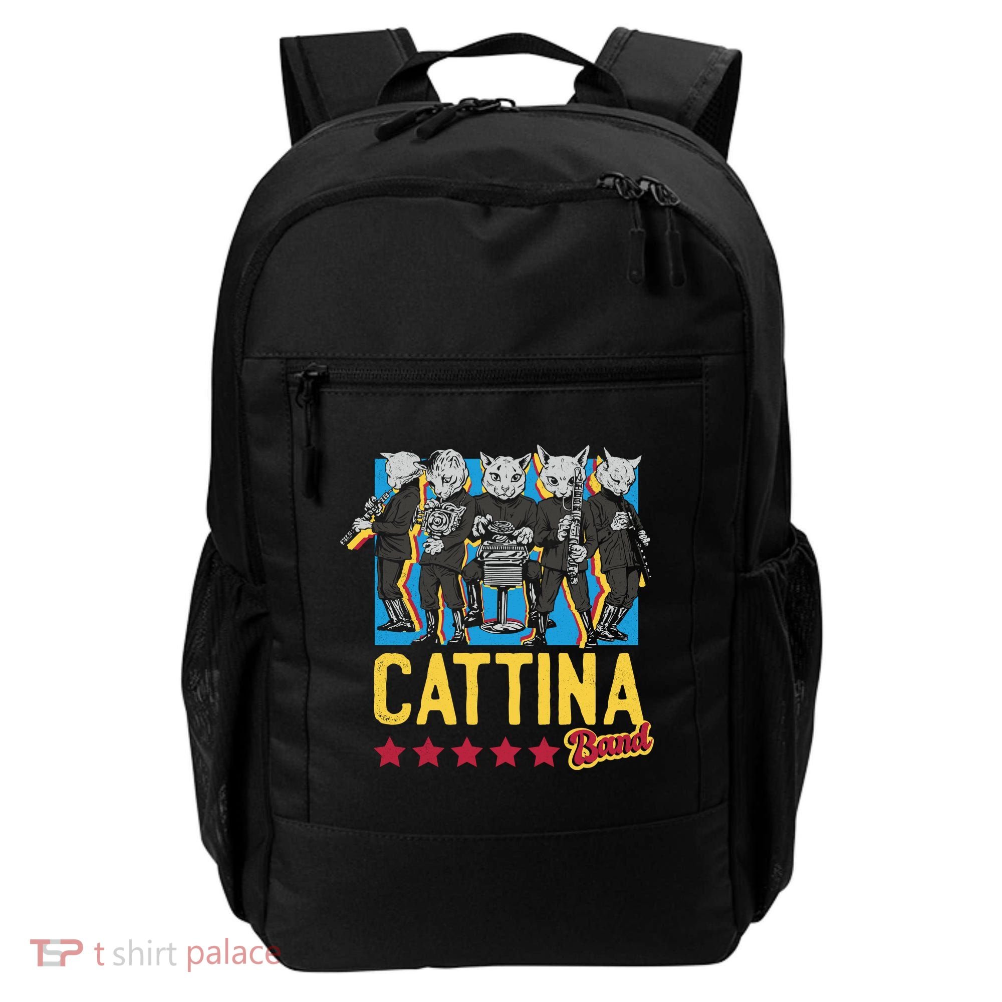 Cattina Band Funny Music Cats Backpack