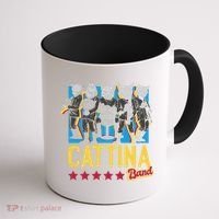 Cattina Band Funny Music Cats Coffee Mug thumb 1