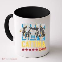 Cattina Band Funny Music Cats Coffee Mug thumb 0