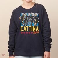 Cattina Band Funny Music Cats Women's Sweatshirt thumb 0