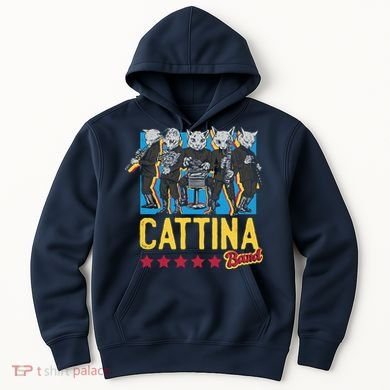 Cattina Band Funny Music Cats Hoodie