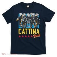 Cattina Band Funny Music Cats T-Shirt thumb 0
